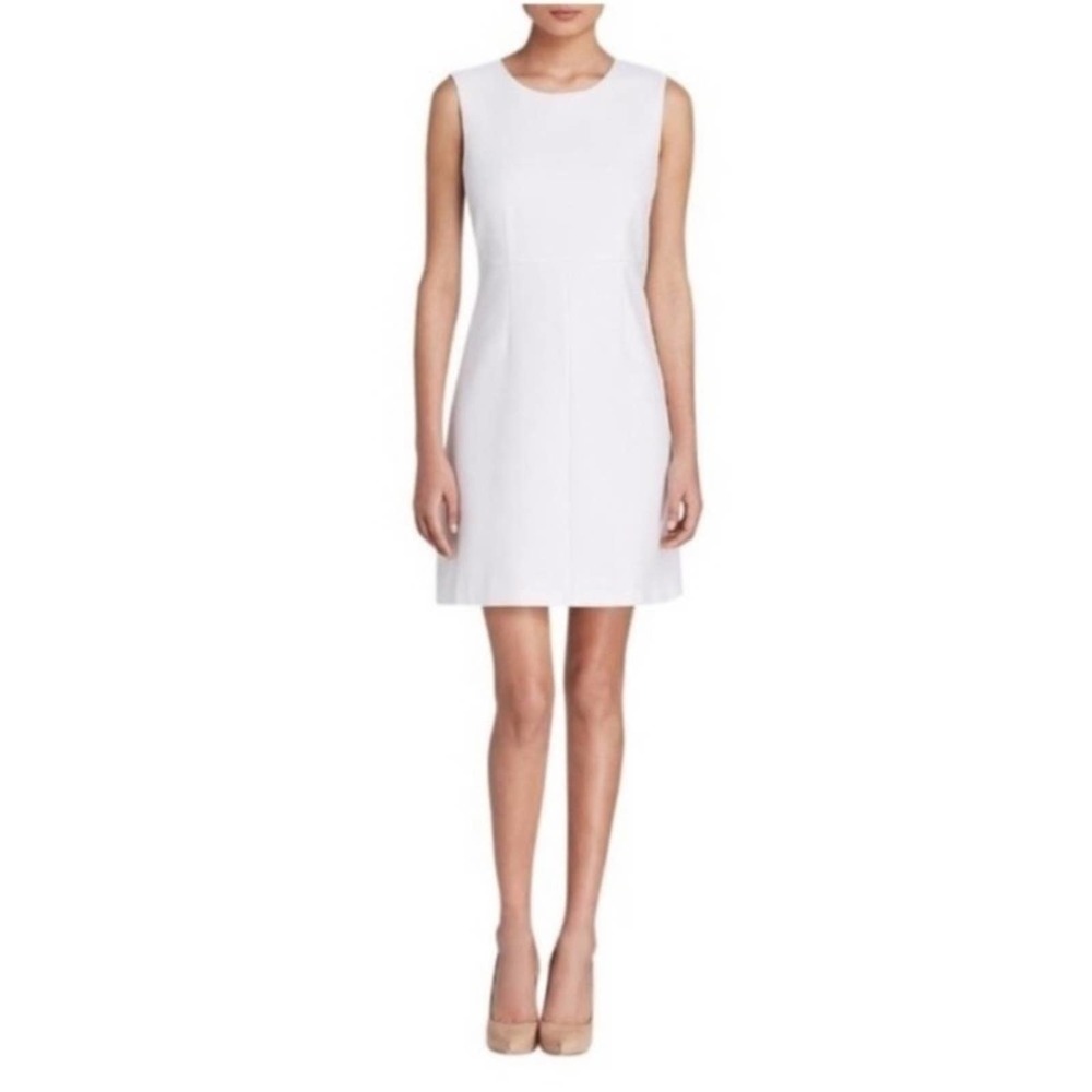 Diane von Furstenberg White Carrie Shift Dress size 14
